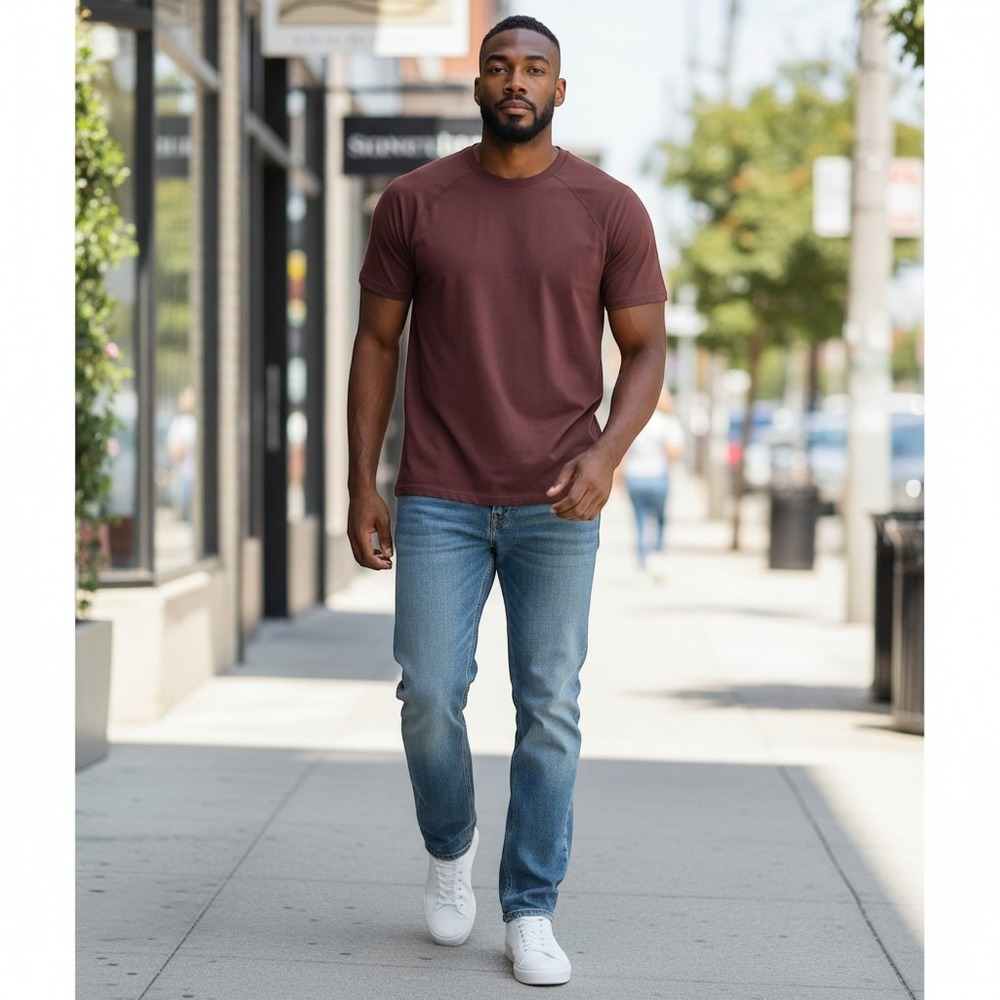 Municipal Sport Utility Gear Mens XXL Burgundy Performance Short Sleeve T-Shirt